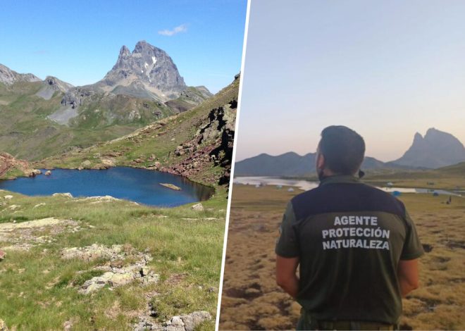 En el Pirineo aragonés cada vez hay más gente acampando y bañándose en ibones. Hasta que llegó la policía